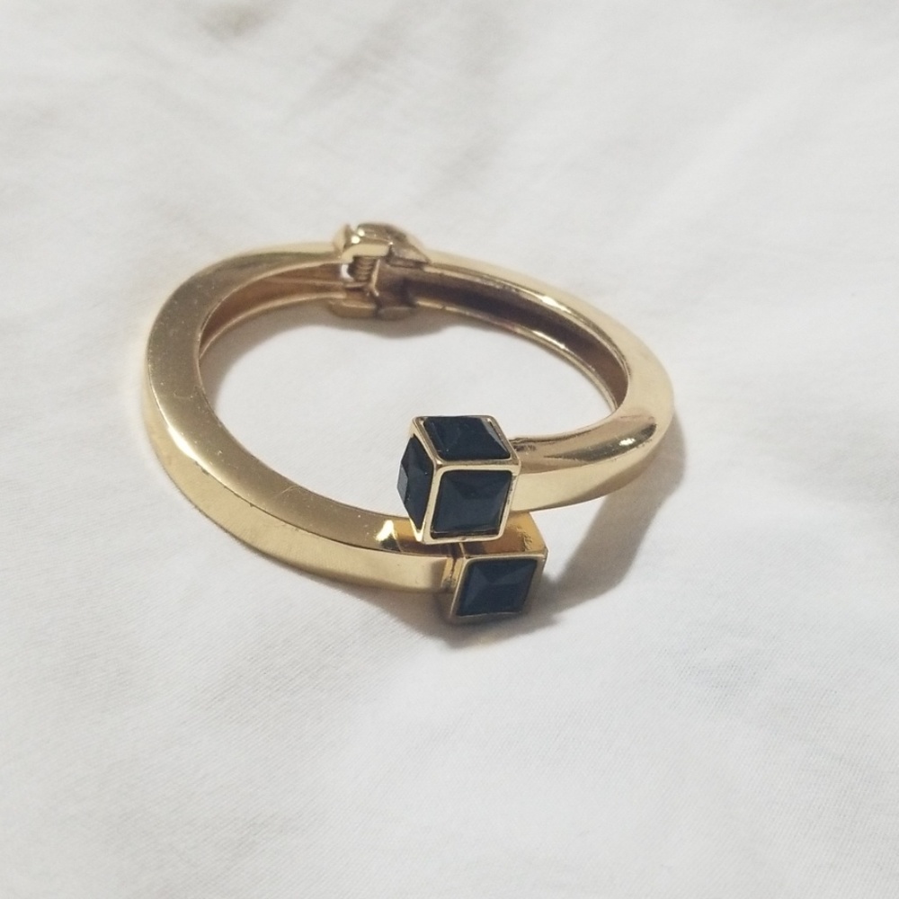Gold and Black Bracelet